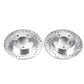 Power Stop 93-97 Ford Probe Rear Evolution Drilled & Slotted Rotors - Pair
