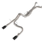 aFe 22-26 Ford Bronco V6 3.0L (tt) Vulcan Series 3in 304SS Cat-Back Exhaust System w/ Black Tips