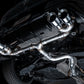 AWE MK8 Volkswagen Golf R 3in Track Edition Quad Exhaust - Chrome Silver Tips