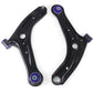 SuperPro 2011-2019 Ford Fiesta S Front Lower Control Arm Set w/ Bushings (+Caster)