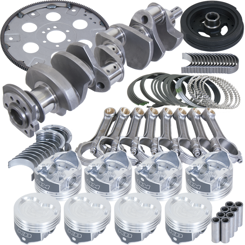 Eagle Chevy 400 3.750in Crank 5.700in I-Beam Rods -30cc 4.185in Pistons Balanced Assembly