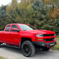 Fishbone Offroad 07-18 Chevrolet Silverado 1500/2500/3500 Double Cab Oval Side Steps -Black Textured