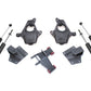 MaxTrac 99-06 GM C1500 2WD 2in/4in Lowering Spindle Kit