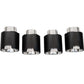 Corsa 20-23 Chevrolet Corvette C8 RWD 4.5in Carbon Fiber Polished Tip Kit (For Corsa Exhaust Only)
