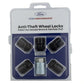 Ford Racing M12X1.5 Black Security Lug Nut - Set of 5