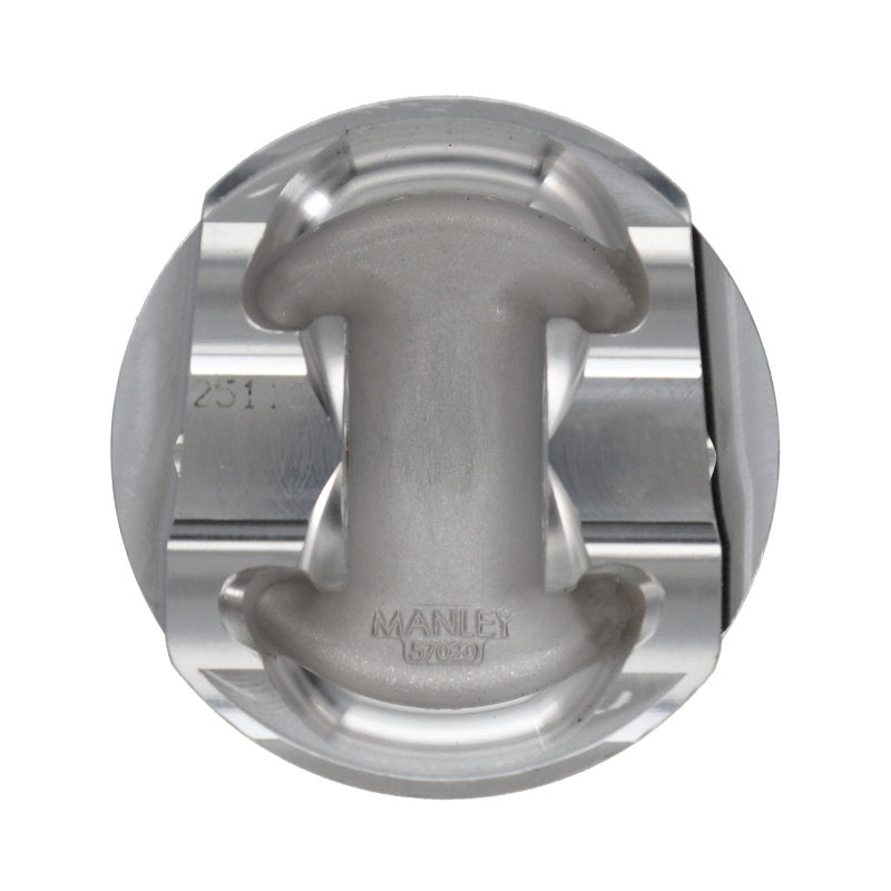 Manley Nissan GTR VR38DETT 99mm Bore 88.4mm Stroke -2cc Dish Turbo Tuff Piston Set w/ Rings