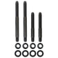 Moroso 2PC 5/16in-24 x 2.5in & 2 PC 5/16in-24 X 3.5in Long 12-Point Nuts Carb Stud Kit w/Bracket