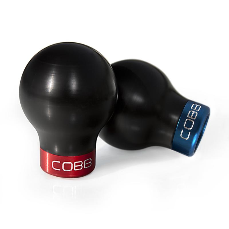 Cobb Subaru 5-Speed COBB Knob - White w/ Race Red