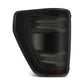AlphaRex 21-23 Ford F-150 LUXX LED Tailights - Black w/ BLIS
