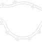 Cometic Pontiac 265/301/350/400/428/455 V8 .031in Fiber Water Pump Gasket