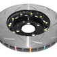 DBA 2012 Lotus Exige Front Slotted 5000 Series 2 Piece Rotor Assembled w/ Black Hat