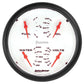 Autometer Phantom Quad 5in. Gauge 0 Ohm (E) - 90 Ohm (F) Electric