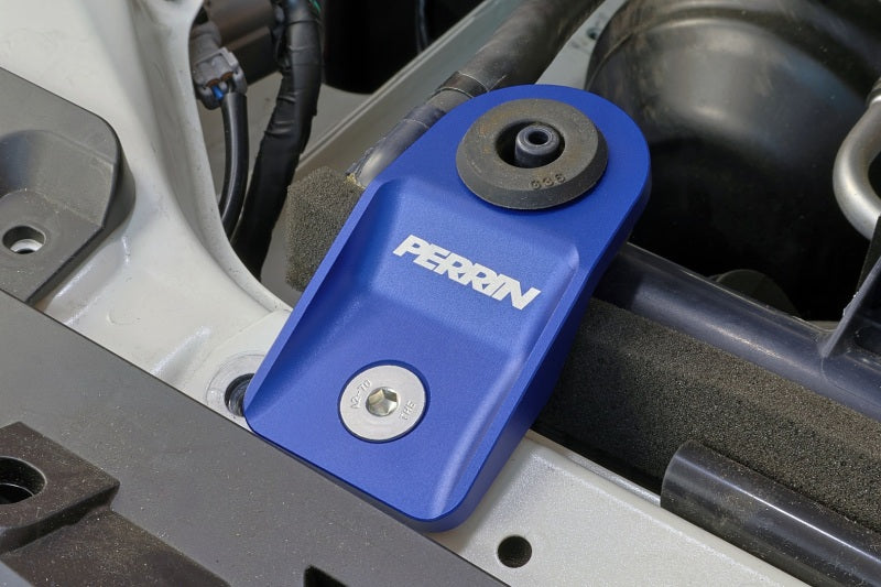 PERRIN 08-14 Subaru WRX / STI Upper Radiator Bracket Set - Blue
