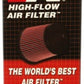 K&N Replacement Unique Oval Tapered Air Filter for Porsche 13-14 Boxster/2014 Cayman 2.7L/3.4L H6