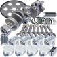 Eagle Chevy 350 1Pc 3.750in Crank 5.700in I-Beam Rods -10cc 4.040in Pistons Balanced Assembly