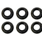 Moroso 5/16in-24 12 Point Black Oxide Flange Nut  - 10 Pack