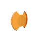 KC HiLiTES SlimLite 8in. LED Light Shield Driving (Shield Only) - Amber