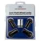 Ford Racing M14 x 1.5 Black Security Lug Nut Kit - Set of 4