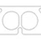 Cometic Chevy Gen1 SB V8 .064in ArmorCore Exhaust Mani Gskt Set-1.810in Round Port