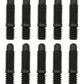 Moroso Bullet Nose Black OX Studs - 1/4-20 X 1/4-28 X 1 3/16 (10 Pack)