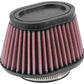 K&N Filter Universal Rubber Filter 2 7/16 inch Flange 4.5x3.75 inch Base 3.5x2.5 inch Top 2.75 inch