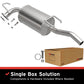 BRE Exhaust 93-97 Corolla Prizm 1.6L 1.8L Muffler Kit