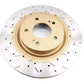 DBA 8/93-94 Nissan Skyline R32 GT-R/95-7/98 R33 & R34 GT-R Front Drilled & Slotted 4000 Series Rotor
