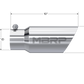 MBRP Universal Tip 4in OD 3in Inlet 10in Length Dual Wall Angled End T304