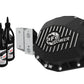 aFe 20-23 Jeep Gladiator JT (Dana M220) Pro Series Rear Differential Cover Black w/ Machined Fins