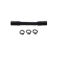 Deatschwerks Convoluted Tubing 100mm Length x 8mm ID Side 1 x 8mm ID Side 2 - Black