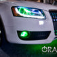 Oracle 07-13 Audi A5 LED Headlight Halo Kit - Red