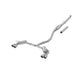 MBRP 22-24 Honda Civic/Sport Touring 1.5L 3in Cat-Back 2.5in Dual Split Rear w/ Quad Tips - AL