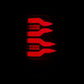 AlphaRex 97-03 Ford F150 / 99-16 Ford F250/F350/F450/F550 LUXX-Series LED Tail Lights - Black/Red