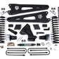Zone Offroad 23-26 Ford F250/F350 4WD 7in Radius Arm Susp. Lift Kit 4.5in Rear - Adv. Series Shocks