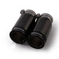 Remus Stainless Steel 84mm Straight Black Chrome w/Carbon Insert Tail Pipe Set (Pair)