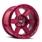 Dirty Life Compound 9315 20x10 / 8-165.1 BP / -25mm Offset / 125.2mm Hub Crimson Candy Red Wheel
