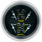 Autometer Marine Carbon Fiber 3-3/8in Gauge - 100PSI