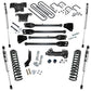 Superlift 17-20 Ford F-250/F-350 SuperDuty 4WD Diesel 4in Link Lift Kit w/ Fox 2.0 Shocks