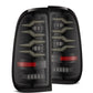AlphaRex 97-03 Ford F150 / 99-16 Ford F250/F350/F450/F550 LUXX-Series LED Tail Lights - Alpha-Black