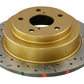 DBA 02-06 WRX / 98-07 Impreza 2.5L RS Rear Drilled & Slotted 4000 Series Rotor