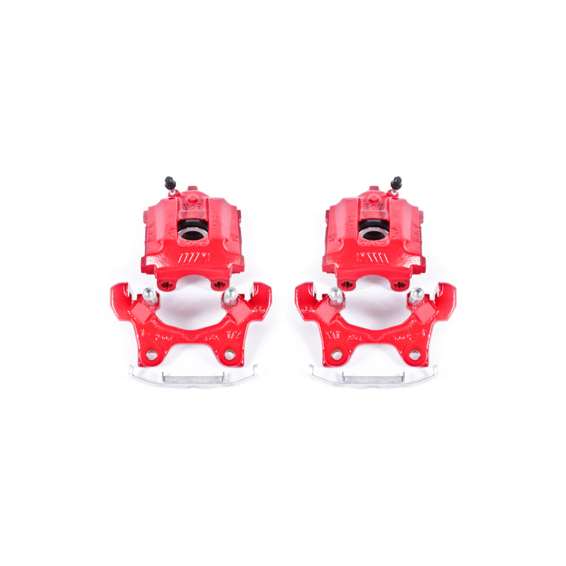 Power Stop 95-99 BMW M3 Rear Red Calipers w/Brackets - Pair