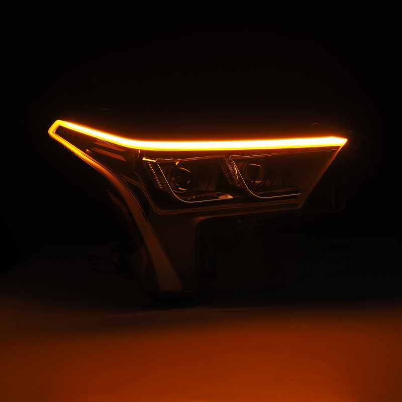 AlphaRex 22-23 Toyota Tundra/Sequoia LED Proj Headlights Black w/ Seq Activ Light/Seq Signal & DRL