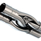 Borla Universal Hydroformed Switchfire X-Pipe 3in ID 3in OD Outlets W/ Notches