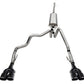 Corsa 22-23 Chevrolet Silverado 1500 Cat-Back Dual Rear Exit with Twin 4in Black Tips