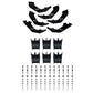 Westin 24-26 Toyota Tacoma Double Cab PRO TRAXX 5 Oval Nerf Step Bars - Black
