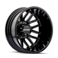 Mayhem 8107D Cogent Dually 20x8.25 / 8x165.1 BP / -192mm Offset / 121.3mm Hub Gloss Black Wheel
