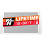 K&N HVAC Filter 18 X 30 X 1 Merv 8