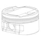 CP Piston Bullet Race Series Gen3 Dodge Hemi 4.080 Bore 4.080 Stroke 6.125 Rod Set Of 8