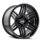 ION Type 147 17x9 / 6x135 BP / 0mm Offset / 87mm Hub Gloss Black Wheel