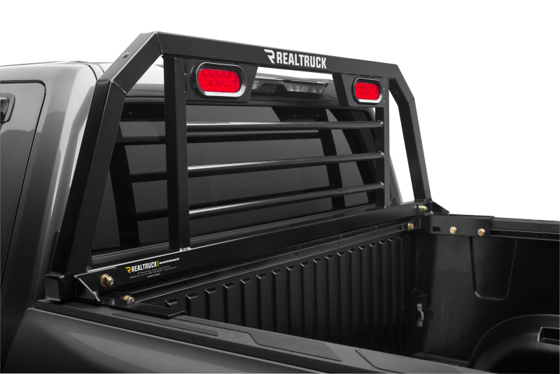 BackRack 08-24 Chevrolet Silverado / 04-24 Ford F-150 SRL Rack Lighted Shortended Frame ONLY Req. HW